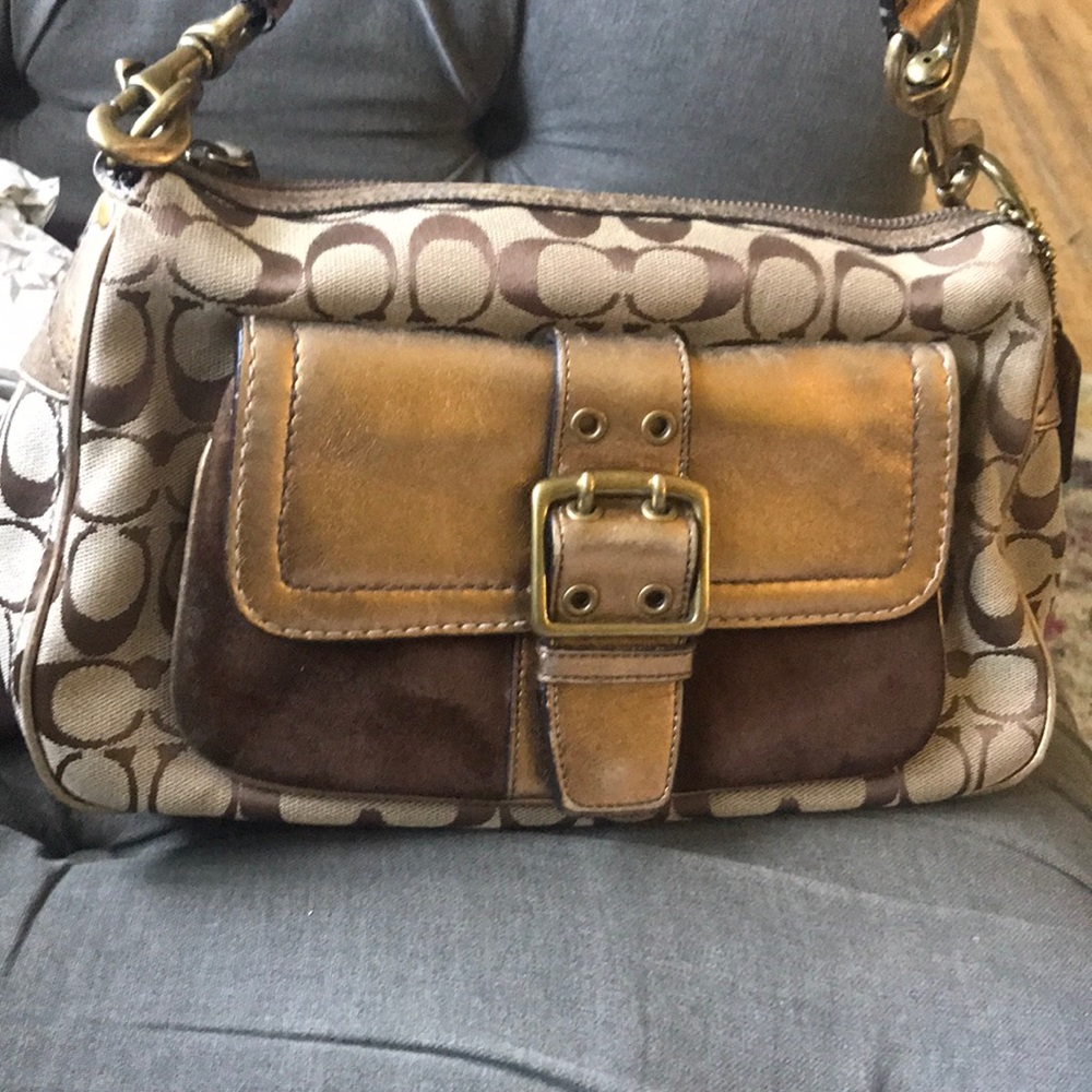 Small coach hobo style bag